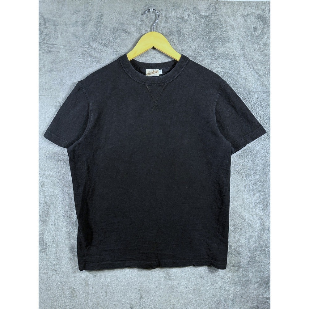 Non Stock Knitting Mills Black T-Shirt XXL USA Cotton V-Stitch Heavyweight Tee